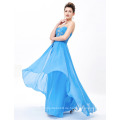 Grace Karin Neue elegante lange Himmel blaue Hochzeitsfest Kleid wulstige Chiffon Abendkleid CL6183